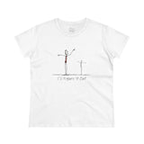 Art House Stick Figures - I'll Figure It Out - Women's Midweight Cotton Tee