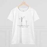 Art House Stick Figures - I'll Figure It Out - Women's Midweight Cotton Tee