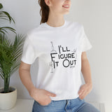 I'll Figure It Out - Stick Figure - Unisex Jersey Short Sleeve Tee