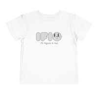 IFIO Bubble letter -I'll Figure it Out -Toddler Short Sleeve Tee