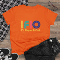 Colorful and Bold IFIO  - I'll Figure it Out - Women's Midweight Cotton Tee