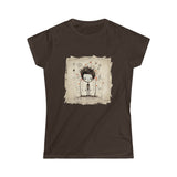 Wearable Art - Stick Figure Artistry Women's Softstyle Tee