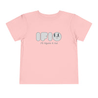 IFIO Bubble letter -I'll Figure it Out -Toddler Short Sleeve Tee