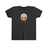 Happy Halloween Sugar Skull (YOUTH short sleeve t-shirt)