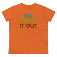 Retro - I'll Figure It Out - Women's Midweight Cotton Tee