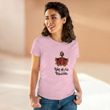 Calaveras or Sugar Skull Dancing Woman -  Midweight Cotton Tee