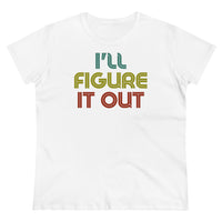 Retro - I'll Figure It Out - Women's Midweight Cotton Tee