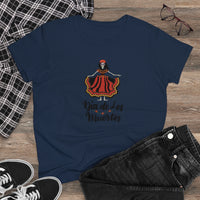 Calaveras or Sugar Skull Dancing Woman -  Midweight Cotton Tee