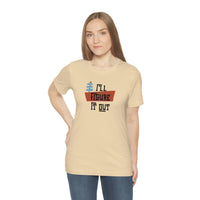 I'll Figure It Out - Mid Century Modern Era Design - Unisex Jersey Short Sleeve Tee