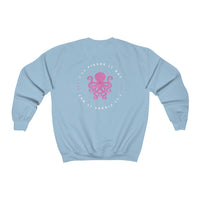 The Octopus Crewneck Sweatshirt- design on the BACK (adult)