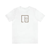 Minimalist Continual line "i" - I'll Figure It Out - Unisex Jersey Short Sleeve Tee