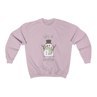 Let It Snow Snowman Heavy Blend™ Crewneck Sweatshirt