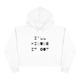 Tech Savvy - I'll Figure It Out Crop Hoodie