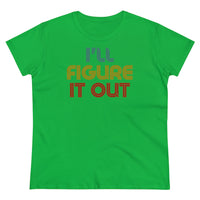 Retro - I'll Figure It Out - Women's Midweight Cotton Tee