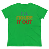 Retro - I'll Figure It Out - Women's Midweight Cotton Tee