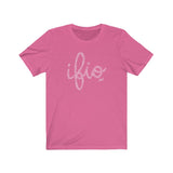 IFIO Flower Script - Jersey Short Sleeve Tee (Adult)