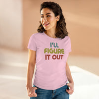 Retro - I'll Figure It Out - Women's Midweight Cotton Tee