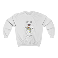 Let It Snow Snowman Heavy Blend™ Crewneck Sweatshirt