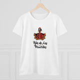 Calaveras or Sugar Skull Dancing Woman -  Midweight Cotton Tee