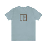 Minimalist Continual line "i" - I'll Figure It Out - Unisex Jersey Short Sleeve Tee