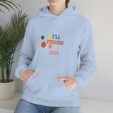 I'll Figure It Out - Color Pop - Unisex Heavy Blend™ Hooded Sweatshirt