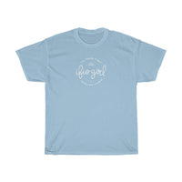 Emblem on Blue - UNISEX Heavy Cotton Tee (Adult)