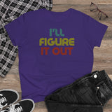 Retro - I'll Figure It Out - Women's Midweight Cotton Tee