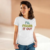 Retro - I'll Figure It Out - Women's Midweight Cotton Tee