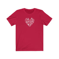 Heart - Jersey Short Sleeve Tee (Adult)