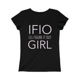 Girls Princess Tee - I'LL FIGURE IT OUT - IFIO girl (youth)