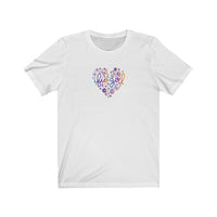 Butterflies, Flowers and Love - IFIO girl - Jersey Short Sleeve Tee (Adult)