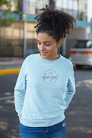 The IFIO girl Emblem - Crewneck Sweatshirt (Adult -front design)