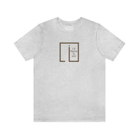 Minimalist Continual line "i" - I'll Figure It Out - Unisex Jersey Short Sleeve Tee