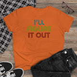 Retro - I'll Figure It Out - Women's Midweight Cotton Tee