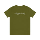 I'll Figure It Out Phonetic style - Unisex Jersey Short Sleeve Tee