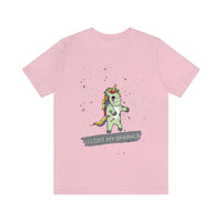 I Lost My Sparkle - Unicorn Zombie - Unisex Jersey Short Sleeve Tee