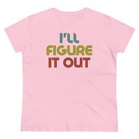 Retro - I'll Figure It Out - Women's Midweight Cotton Tee