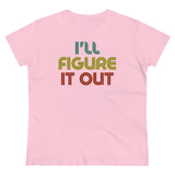 Retro - I'll Figure It Out - Women's Midweight Cotton Tee