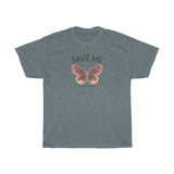 Save Me - Love, The Butterflies -classic fit cotton t-shirt