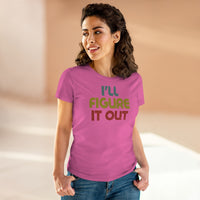 Retro - I'll Figure It Out - Women's Midweight Cotton Tee