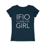 Girls Princess Tee - I'LL FIGURE IT OUT - IFIO girl (youth)