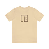 Minimalist Continual line "i" - I'll Figure It Out - Unisex Jersey Short Sleeve Tee