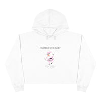 Number One Baby -  Santa Crop Hoodie