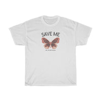 Save Me - Love, The Butterflies -classic fit cotton t-shirt