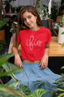 IFIO Flower Script - Jersey Short Sleeve Tee (Adult)