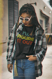 Retro - I'll Figure It Out - Women's Midweight Cotton Tee