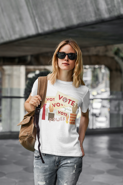 Voting Through The Years- Women's The Boyfriend Tee